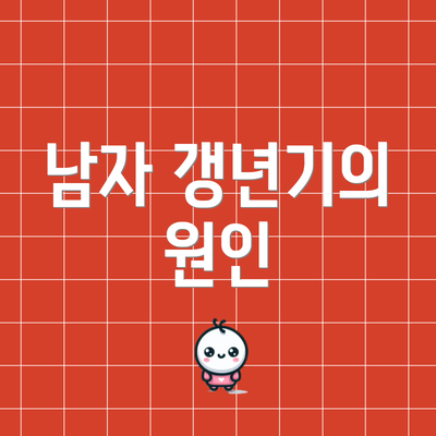 남자 갱년기의 원인