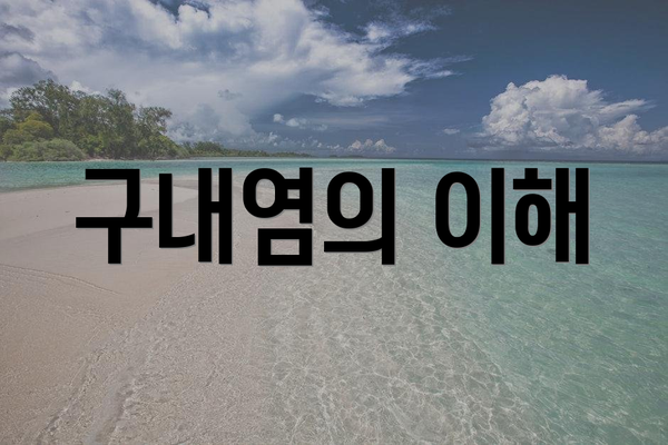 구내염의 이해