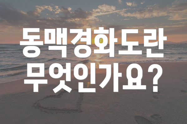 동맥경화도란 무엇인가요?