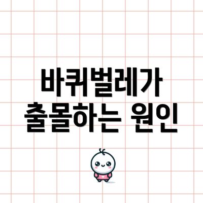 바퀴벌레가 출몰하는 원인