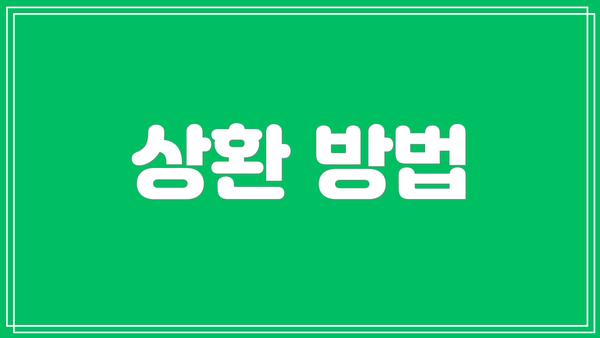상환 방법