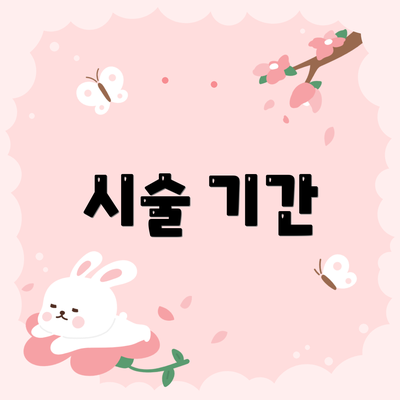 시술 기간