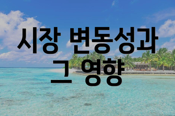 시장 변동성과 그 영향