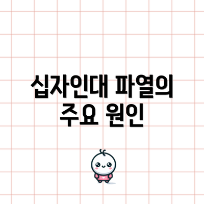 십자인대 파열의 주요 원인