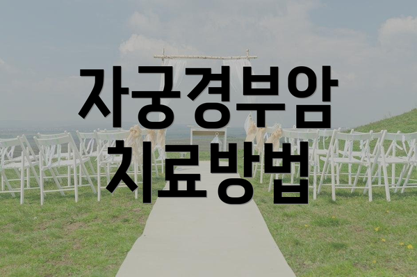 자궁경부암 치료방법