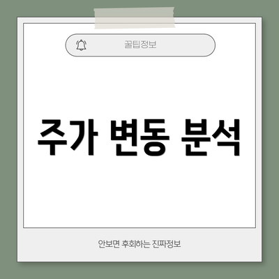 주가 변동 분석