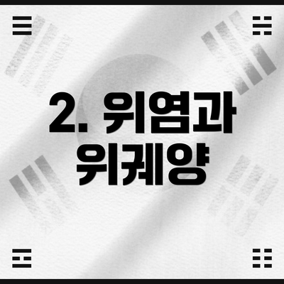 2. 위염과 위궤양
