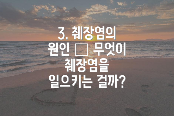 3. 췌장염의 원인 – 무엇이 췌장염을 일으키는 걸까?