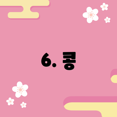 6. 콩
