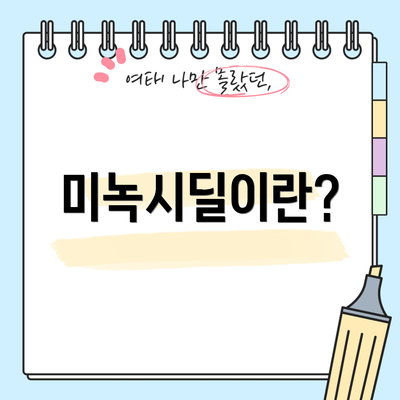 미녹시딜이란?