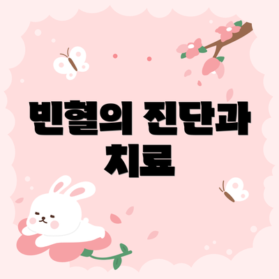 빈혈의 진단과 치료