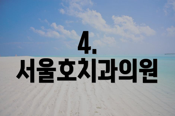 4. 서울호치과의원